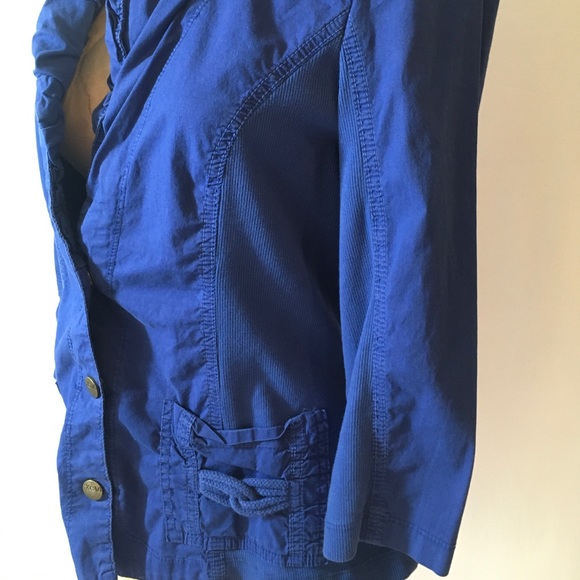 XCVI Contrast Panel Rope Snap Jacket - Picture 8 of 14